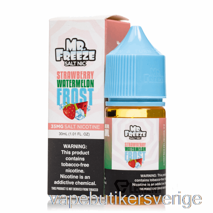 Vape Sverige Jordgubbsvattenmelon Frost - Mr Freeze Salter - 30ml 35mg